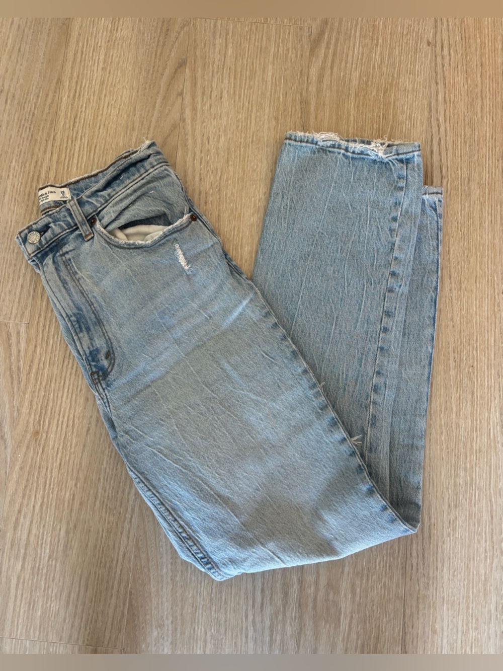 Abercrombie & Fitch 90s straight ultra high rise jeans